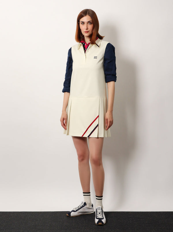 Miu Miu Virgin Wool And Mohair Short Dress