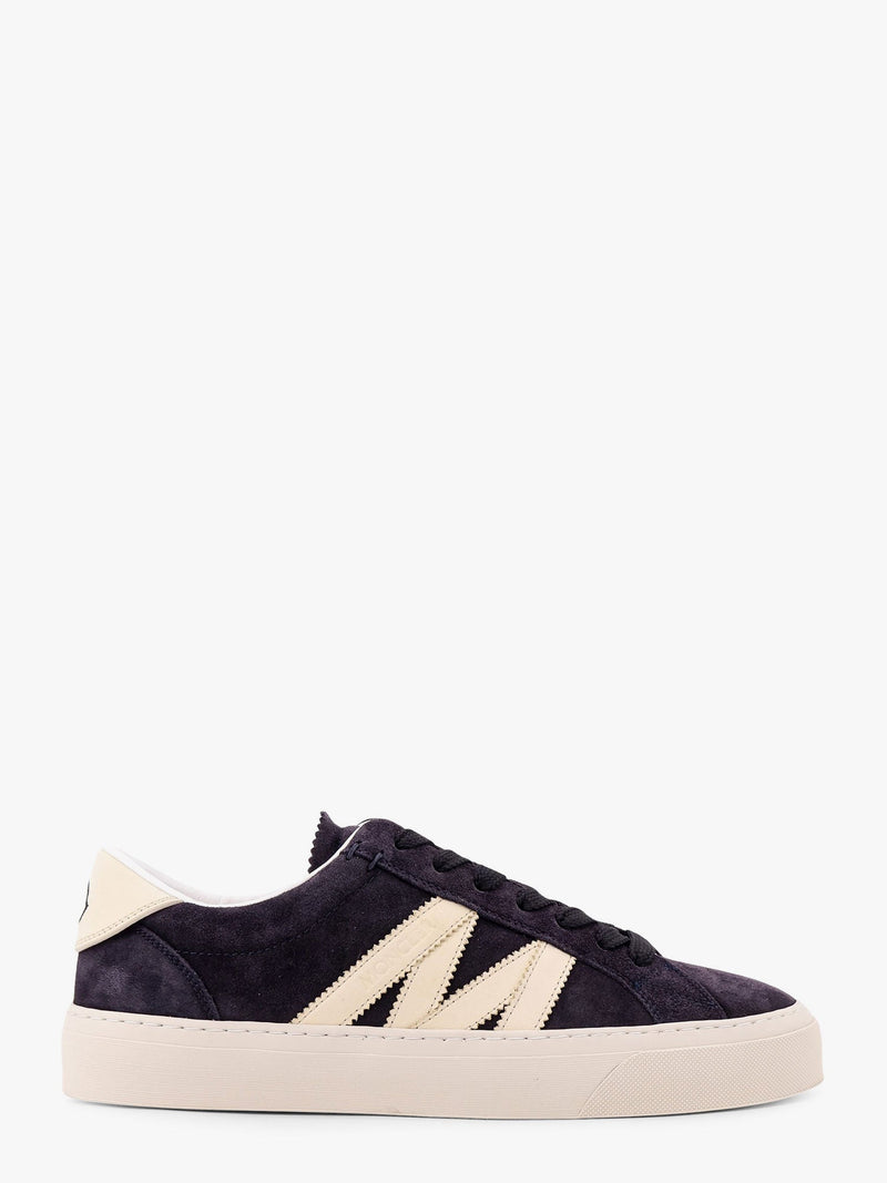 Moncler Moncler Low-Top Leather Sneakers Blue Men - World Class Fashion