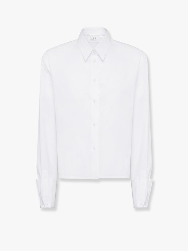 Tessa cotton shirt with maxi cuffs