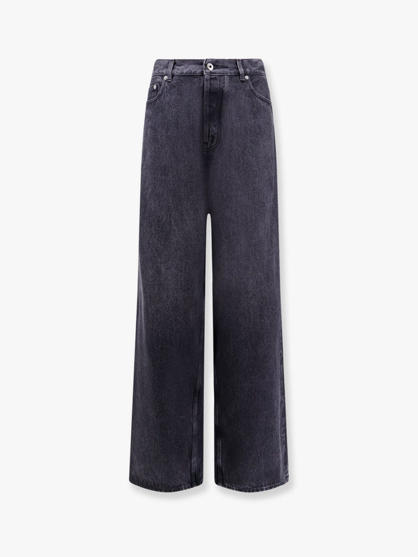 Off White Loose Fit Black Denim Trouser