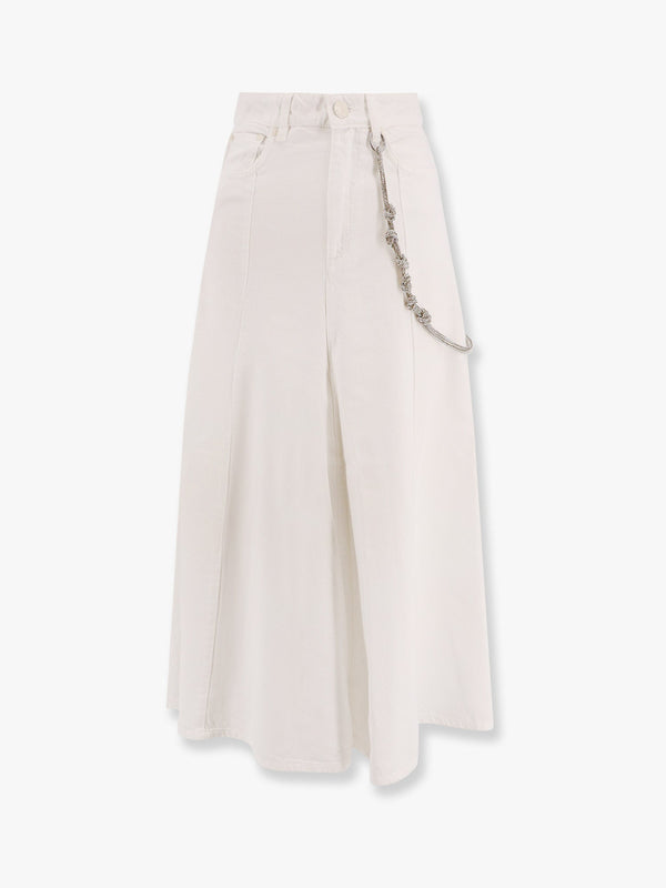 Hurghada long skirt with jewel chain