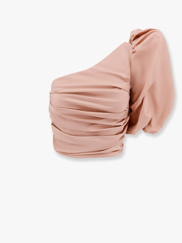Draped jersey top