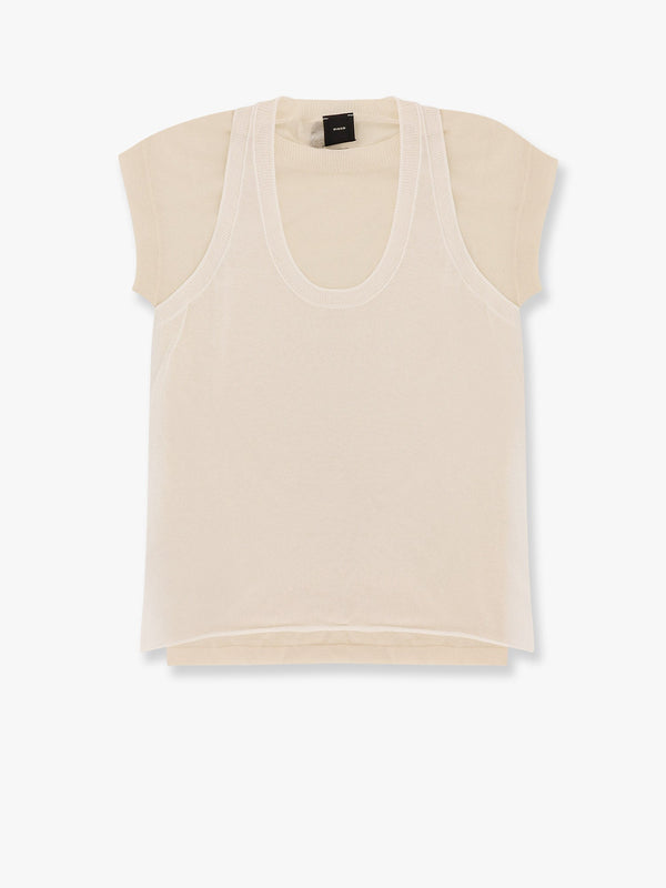 Mark cotton blend t-shirt with combined top