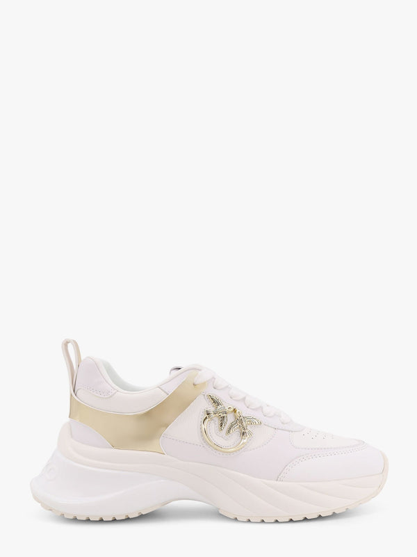 Ariel 02 leather sneakers with lateral love birds logo