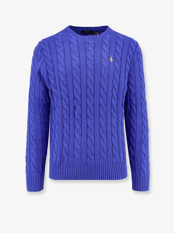 Polo Ralph Lauren Cable Knit Sweater With Iconic Embroidery