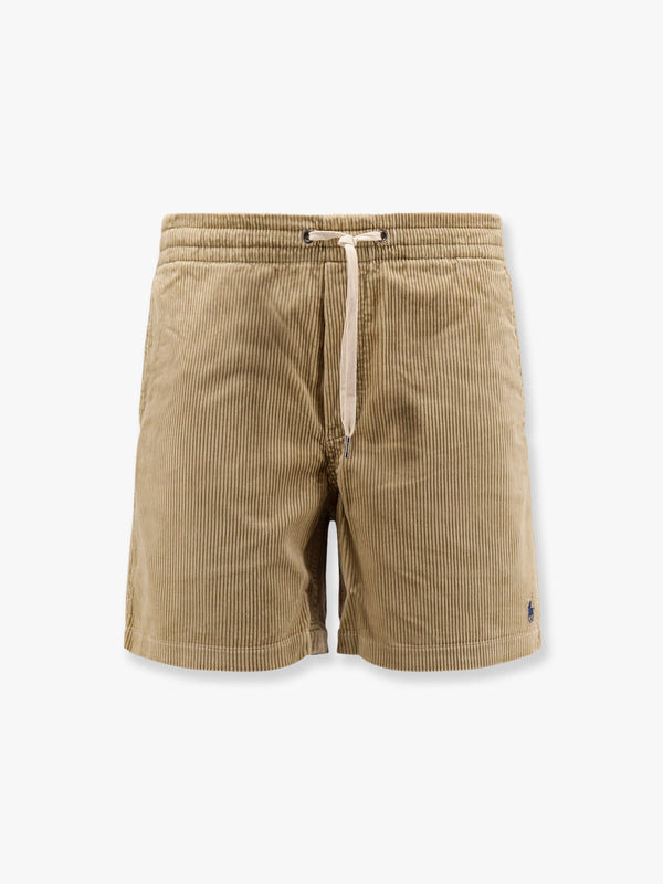 Polo Ralph Lauren Corduroy Bermuda Shorts With Logo Embroidery