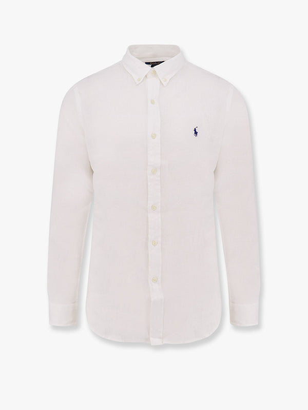 Polo Ralph Lauren Linen Shirt With Logo Embroidery