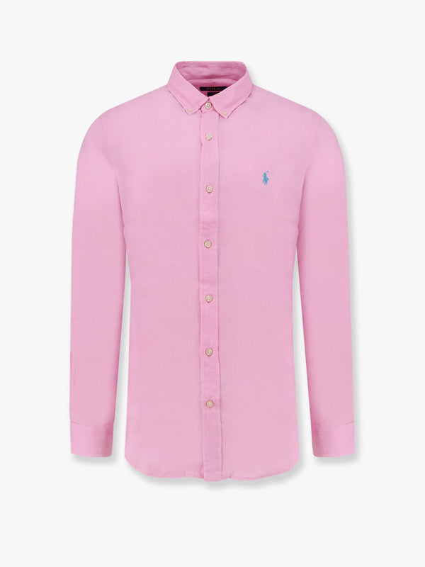 Polo Ralph Lauren Linen Shirt With Logo Embroidery
