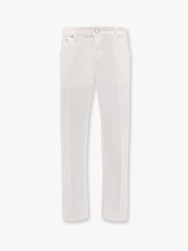 Reggae white denim trouser