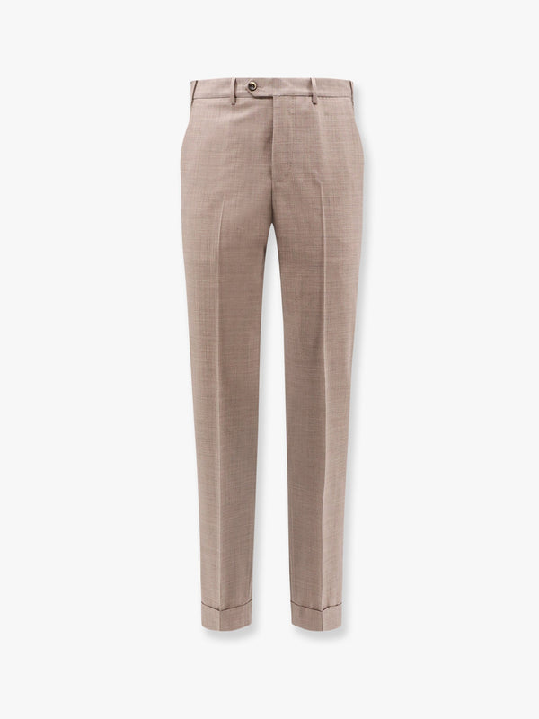Stretch virgin wool trouser
