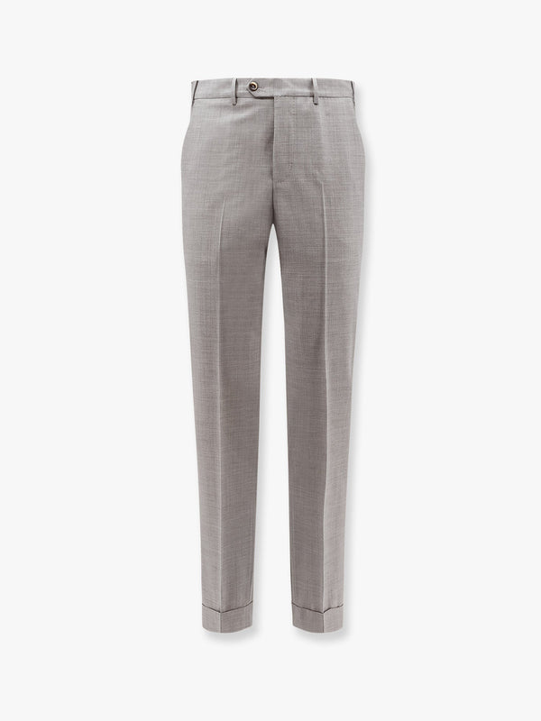 Stretch virgin wool trouser