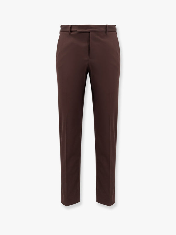 Edge stretch cotton trousers