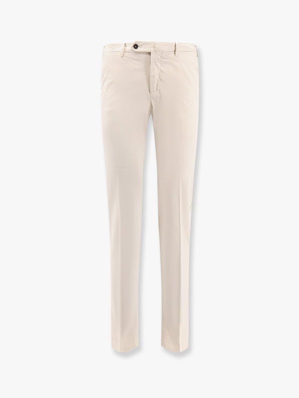 Pt Torino Super Slimfit Stretch Cotton Trousers