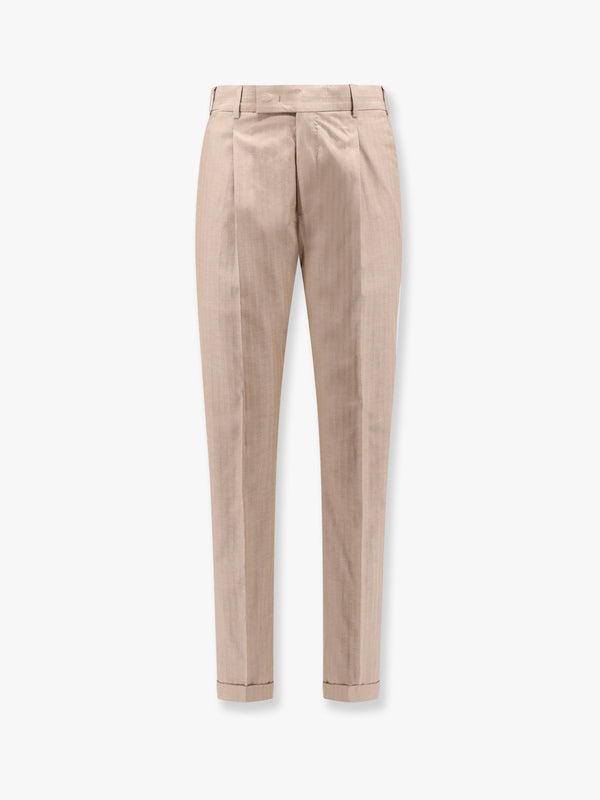 Edge silkochino trouser with pinces