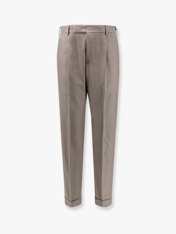 Edge silkochino trouser with pinces