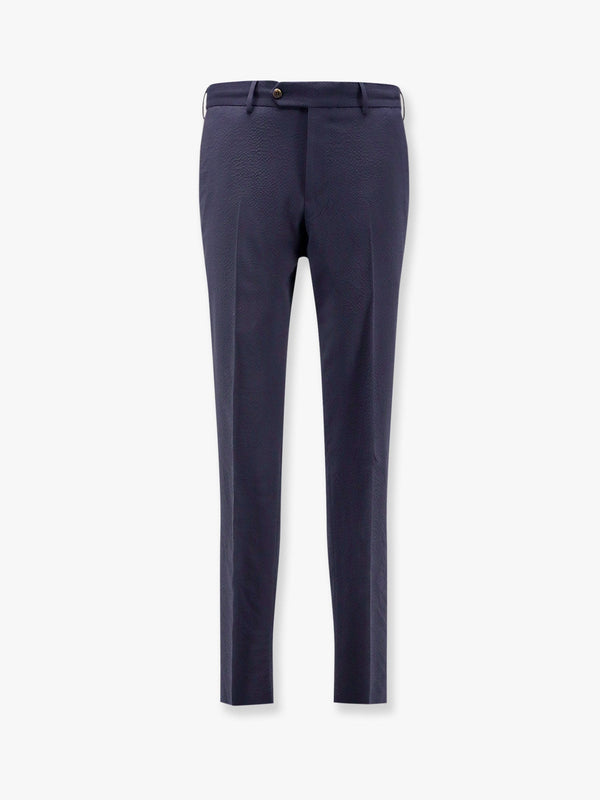 Slim fit stretch virgin wool trouser