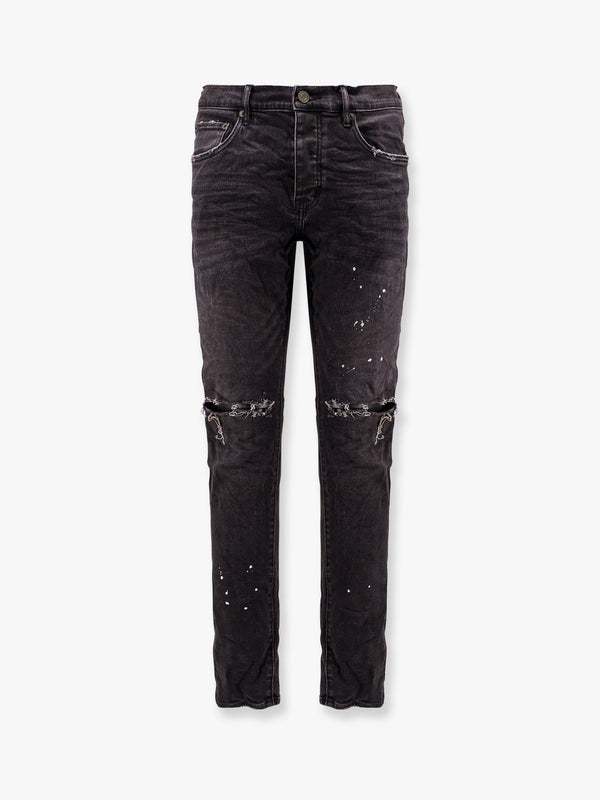 <UL> <LI>Black Over Spray Slim Fit Jeans </LI></UL>