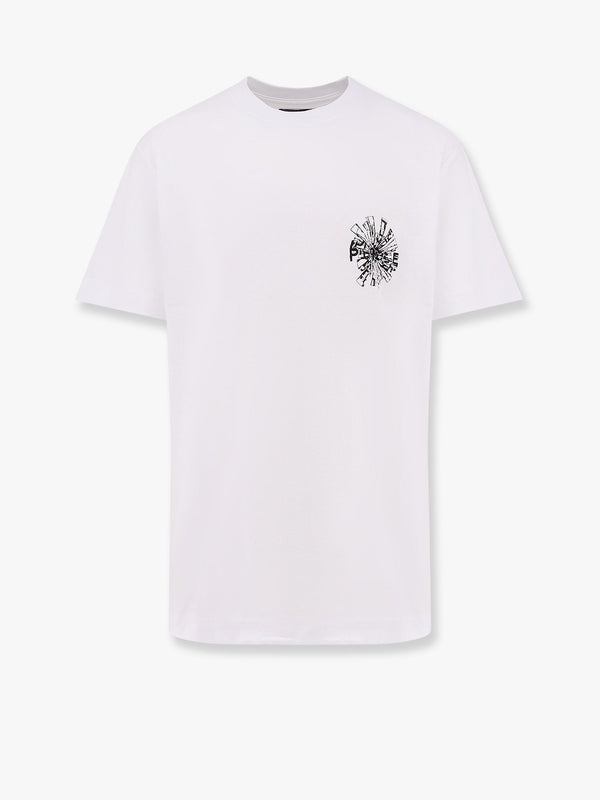 Textured Jersey t-shirt with print <BR/>