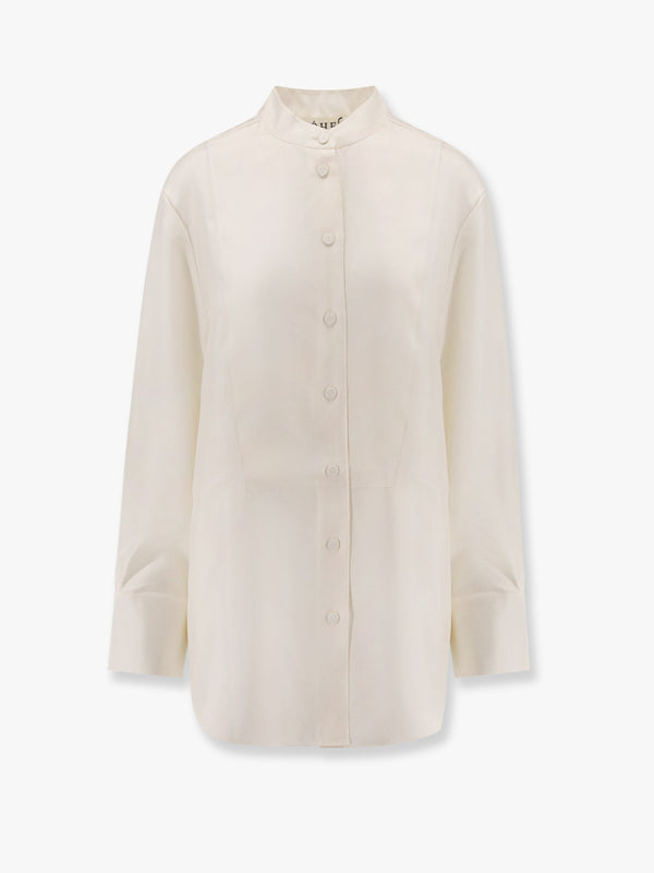 Tuxedo silk shirt