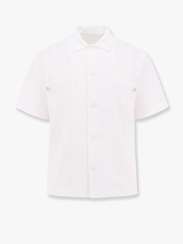 Cotton shirt with nylon insert on the back