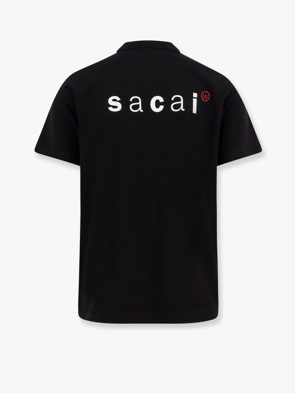 Sacai Cotton T-Shirt With Logo On The Back