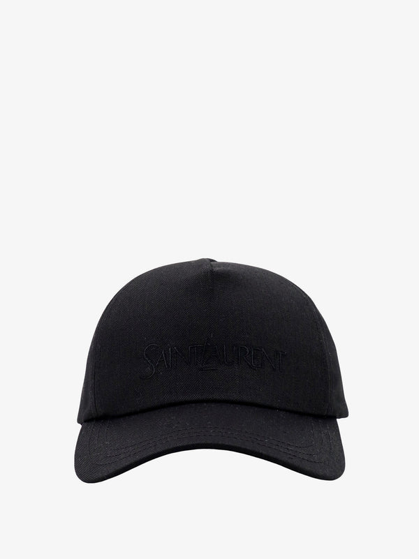 Saint Laurent Cotton And Linen Hat