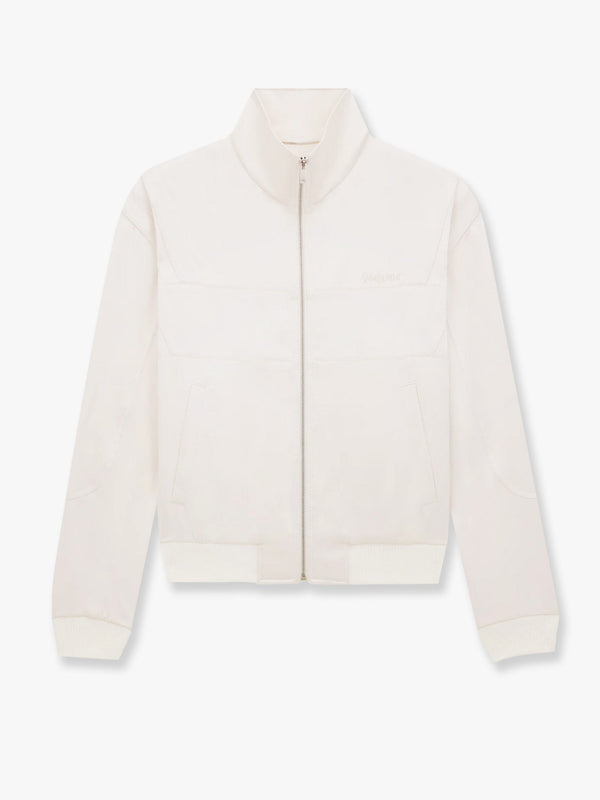 Saint Laurent Satin Jacket With Saint Laurent Embroidery