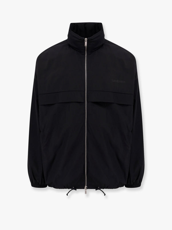 Nylon jacket with logo on the front