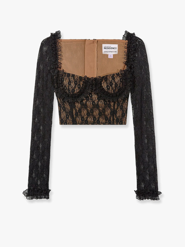 Christopher kane residency lace top