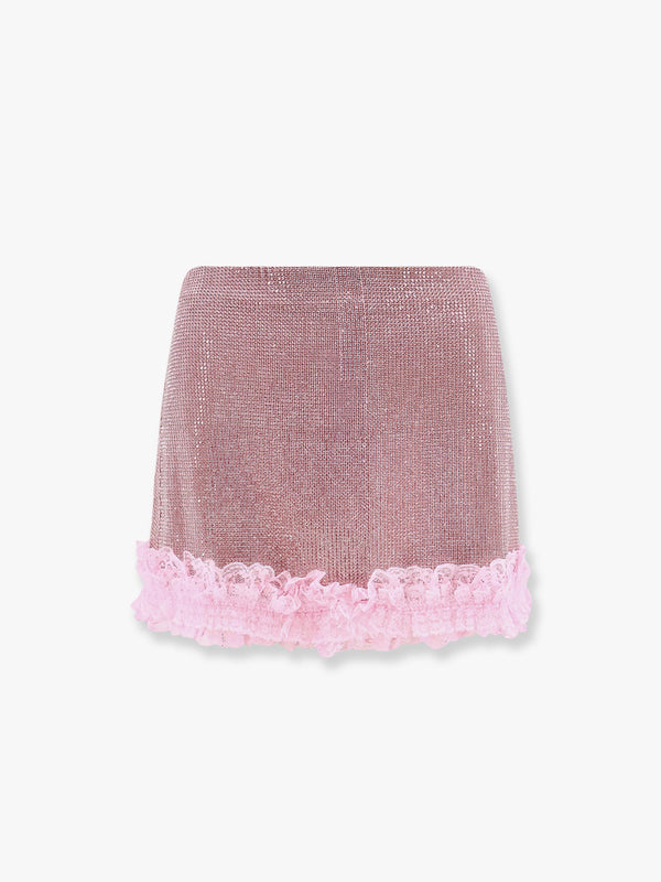 Christopher kane residency skirt with all-over rhinestones