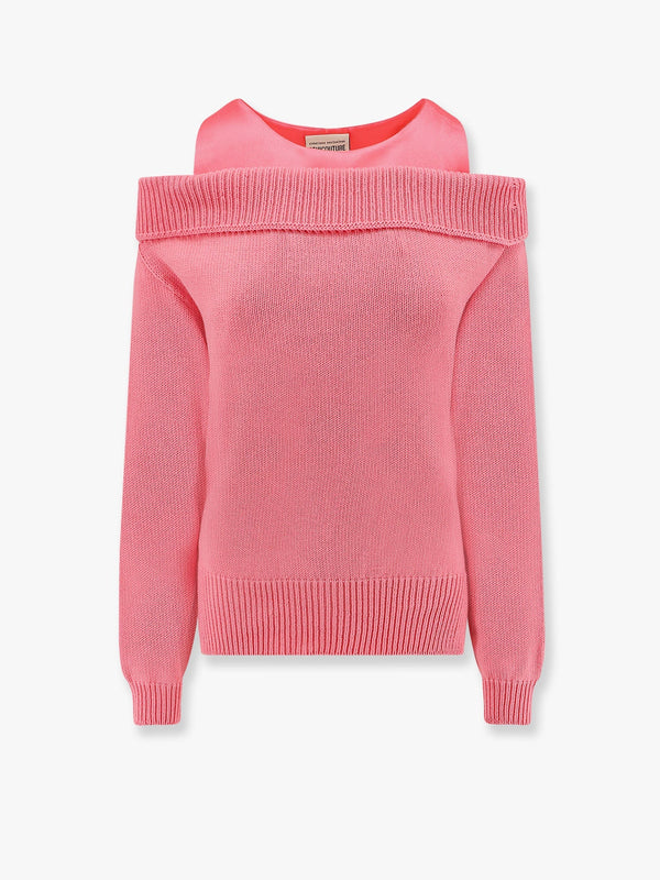 Ribbed cotton sweater