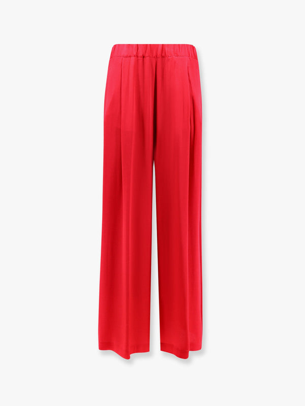Satin wide trouser