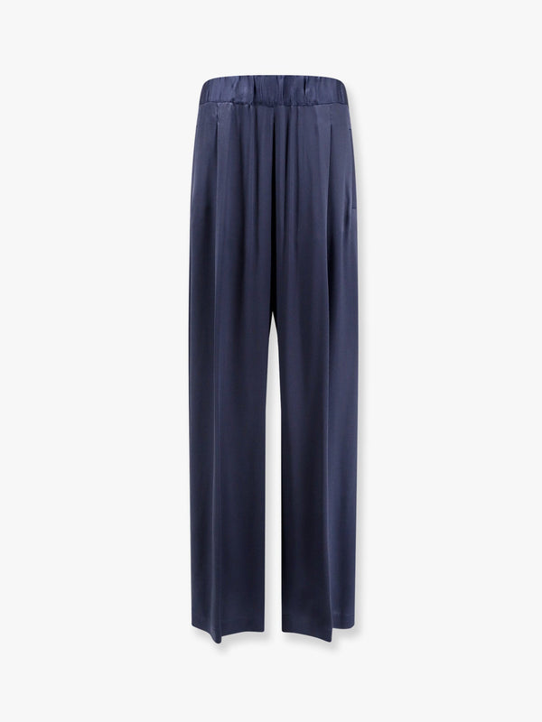 Satin wide trouser