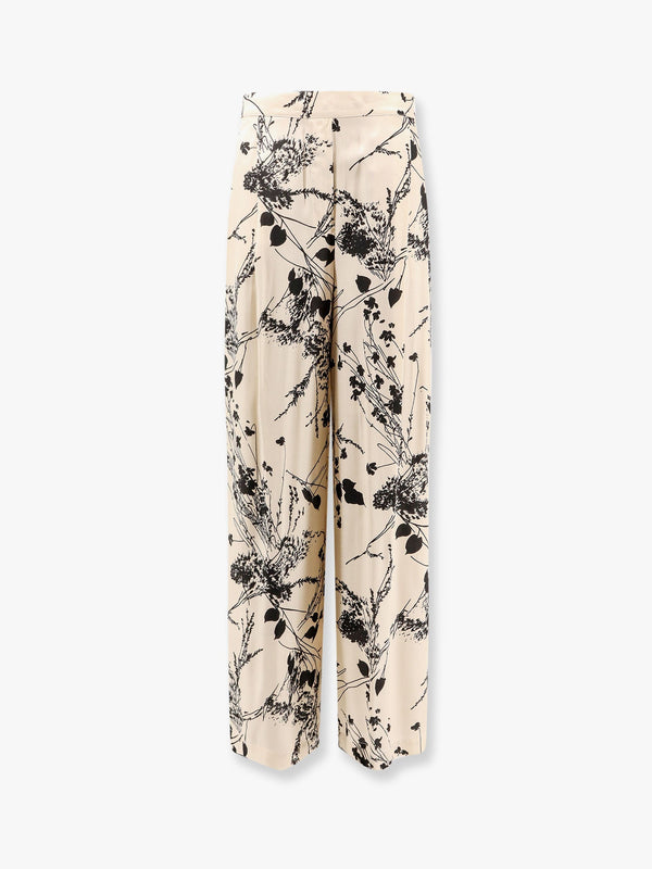 Viscose trouser with all-over print