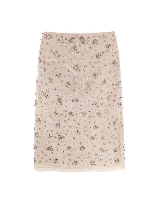 Scarlett tulle skirt with rhinestones
