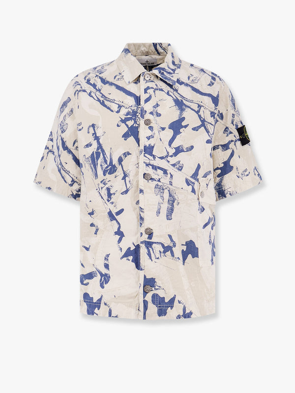 Organic cotton shirt with iconic patch