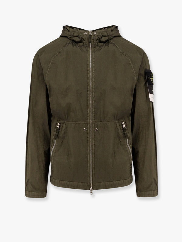 Nylon metal watro jacket with hood