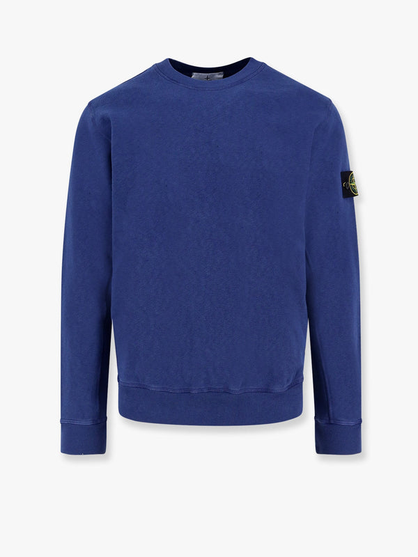 Cotton sweatshirt with iconic patch
