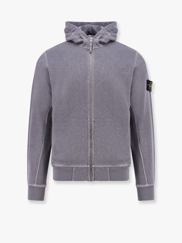 Délavé cotton sweatshirt with hood