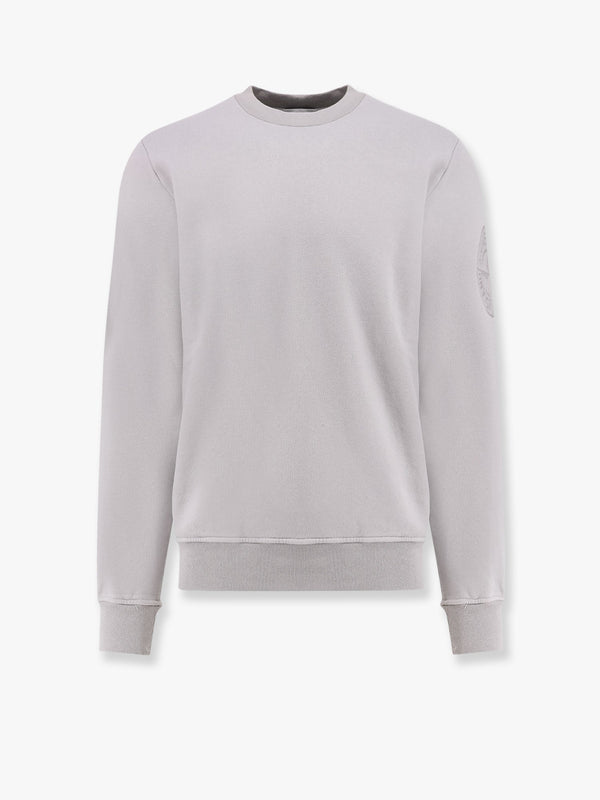 Stone Island Cotton Sweatshirt With Logo Embroidery