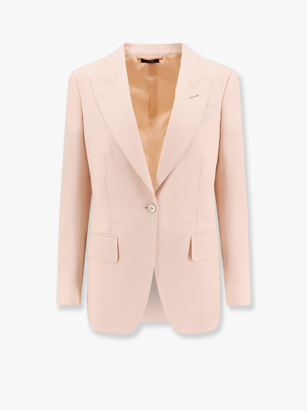 Wool blazer with silk lining