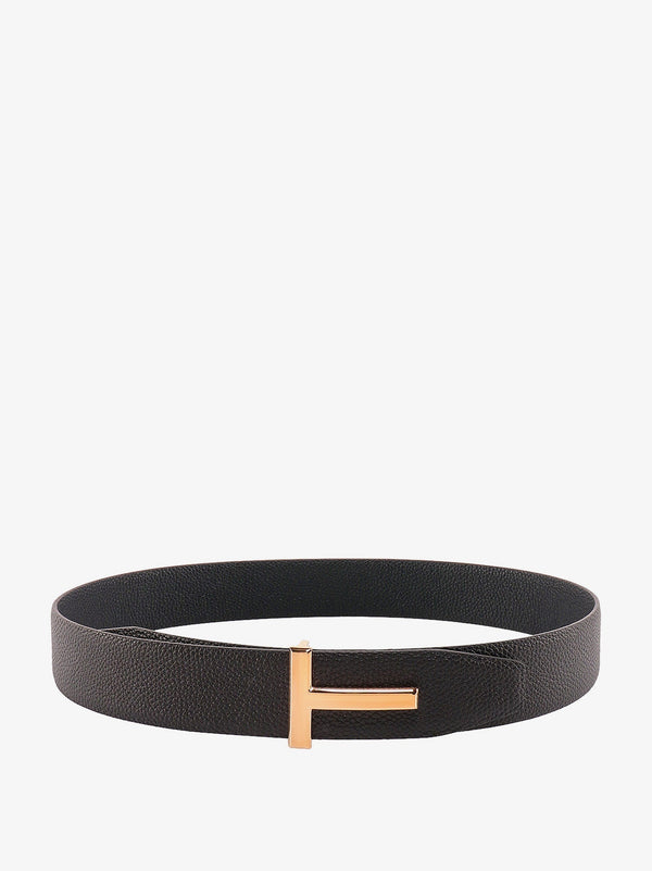 Hammered leather belt