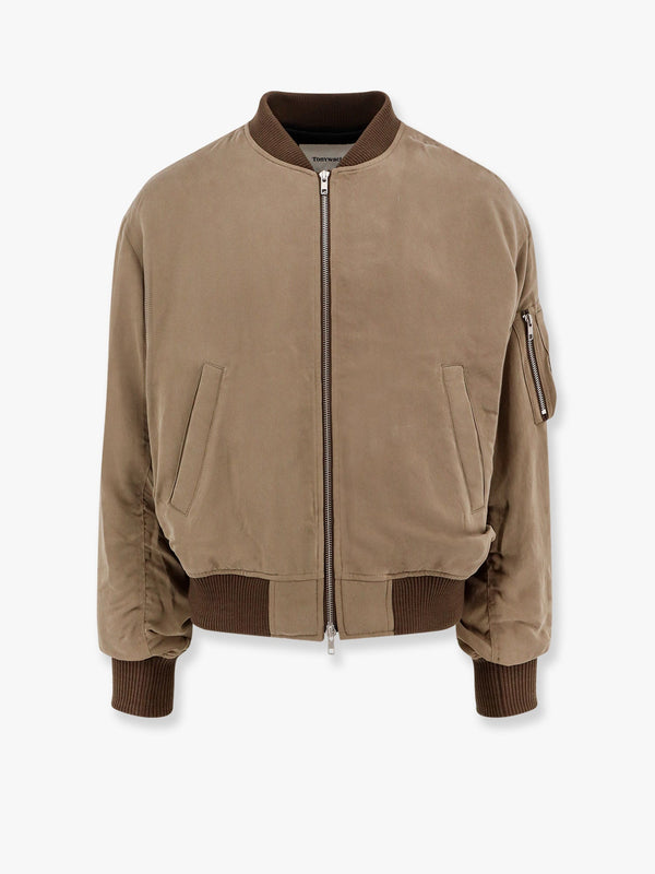 Rayon padded bomber