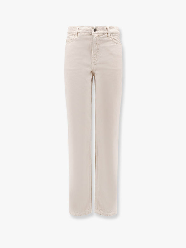 Low taper denim trouser