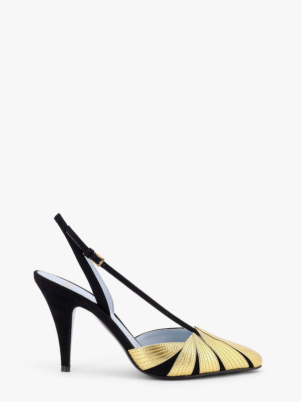 Valentino Garavani Valentino Garavani Foliefoliage Suede Dã©Colletã© Slingback
