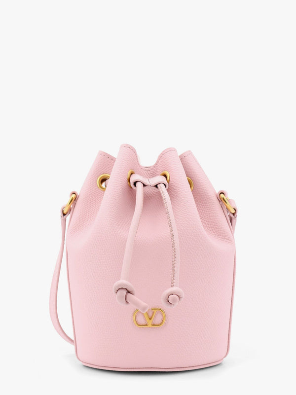 Valentino garavani leather bucket bag