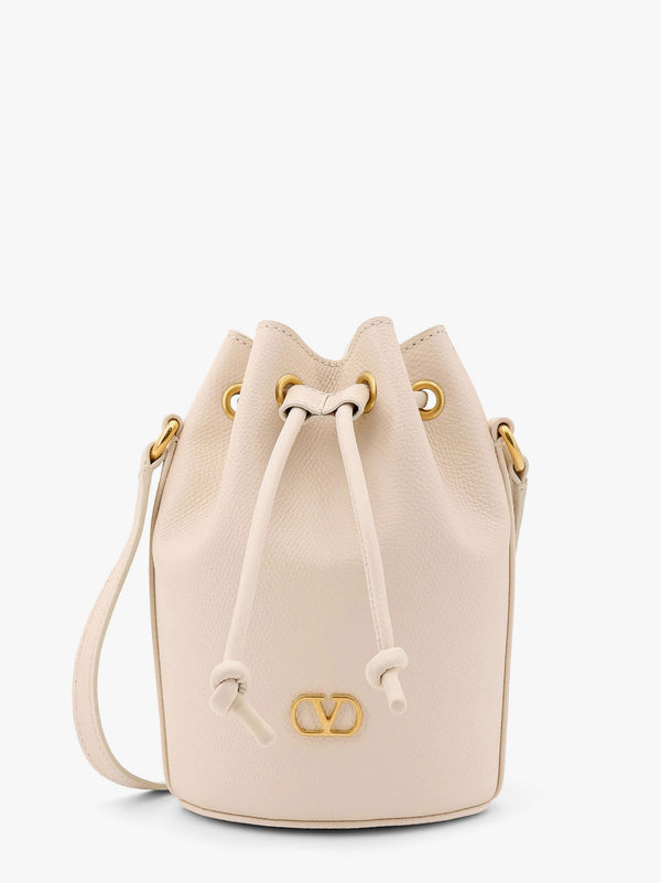 Valentino garavani leather bucket bag