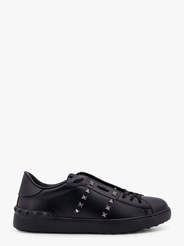 Rockstud untitled valentino garavani leather sneakers