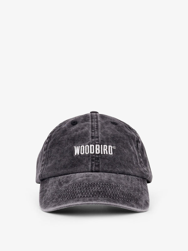 Cotton baseball hat with embroidered logo