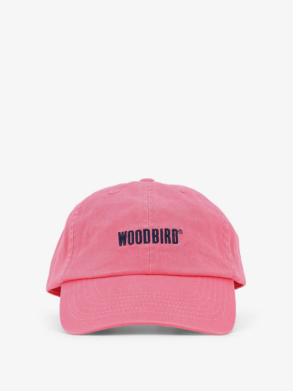 Cotton baseball hat with embroidered logo